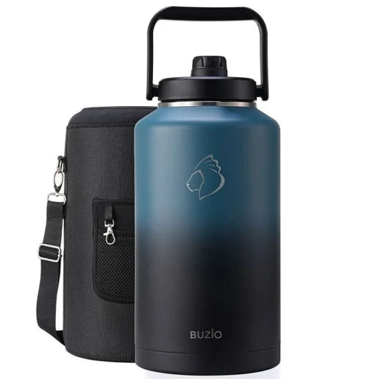 Buzio Rock Series 2 Gallon Jug with Spout Lid and Sleeve 7.5L