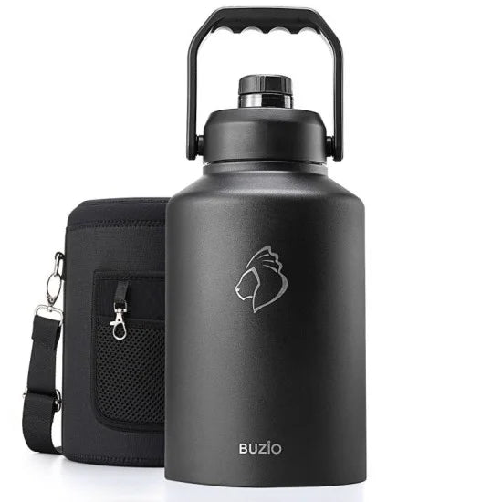 Buzio Rock Series One Gallon Jug with Spout Lid and Sleeve 3.8L