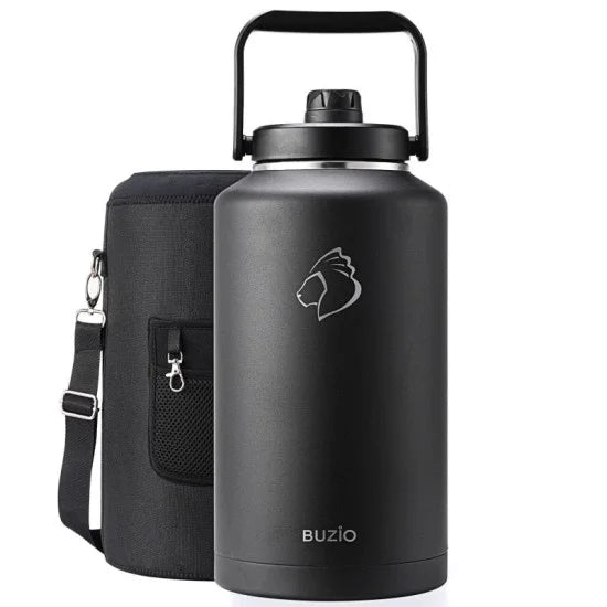 Buzio Rock Series 2 Gallon Jug with Spout Lid and Sleeve 7.5L