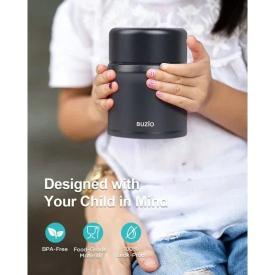 Buzio Kids Stainless Steel Food Container 350ML