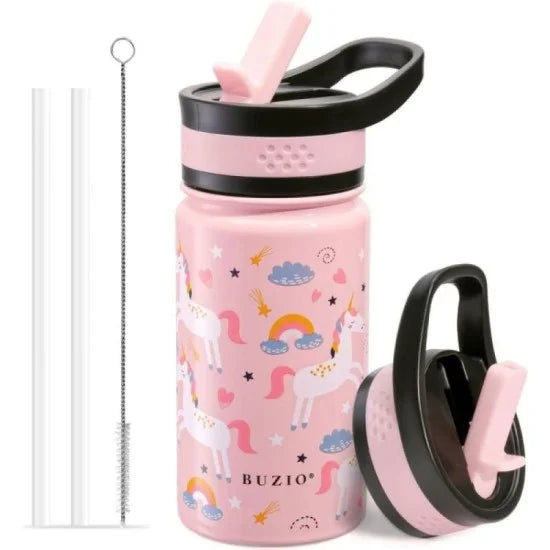 Buzio Kids Bottle with Straw Lid 500ML