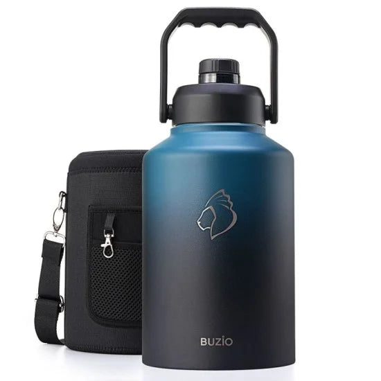 Buzio Rock Series One Gallon Jug with Spout Lid and Sleeve 3.8L