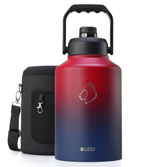 Buzio Rock Series One Gallon Jug with Spout Lid and Sleeve 3.8L